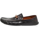 Sorte Vintage Gucci Loafers i Læder Størrelse 45.5 til Herrer på udsalg 