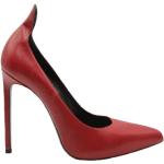 Røde Vintage Saint Laurent Paris Stiletter i Kalvelæder Stilethæle med spidse skosnuder Størrelse 39 til Damer 