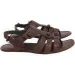 Brune Vintage Balenciaga Sommer Gladiator sandaler i Læder Størrelse 39 til Damer 