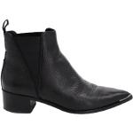 Sorte Vintage Acne Studios Læderstøvler i Læder blokhæle Størrelse 36 til Damer på udsalg 
