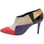 Flerfarvede Vintage VERSACE Læderstøvler i Læder Størrelse 36.5 til Damer 