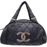 Grå Chanel Dametasker i Læder 