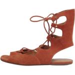 Brune Vintage Chloé Sommer Gladiator sandaler Størrelse 38 til Damer 