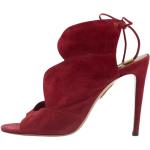 Røde Vintage Aquazzura Ankelstøvler Størrelse 39 til Damer 