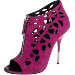 Pinke Vintage GIUSEPPE ZANOTTI Sommer Stiletstøvler Stilethæle Med lynlåse Størrelse 37.5 til Damer 
