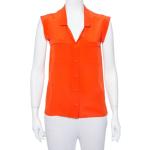 Orange Vintage Gucci Skjorter uden ærmer i Silke Uden ærmer Størrelse XL til Damer 