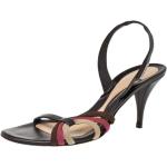 Brune Vintage VERSACE Sommer Slingback sandaler i Læder Størrelse 39 til Damer 