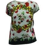 Hvide Casual Dolce & Gabbana Denim skjorter i Denim Størrelse XL med Blomstermønster til Damer 
