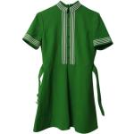 Grønne Gucci Aftenkjoler med korte ærmer Størrelse XL med Striber til Damer på udsalg 