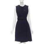 Marineblå Burberry Vintage kjoler i Læder Størrelse XL til Damer 