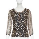 Brune Dior Cardigans med rund udskæring Størrelse XL med Leopard til Damer 