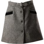 Vintage Korte Miu Miu Korte nederdele i Uld Størrelse XL med Sildeben til Damer på udsalg 