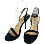 Vintage Jimmy Choo Sommer Sandaler med hæl i Satin Hælhøjde over 9 cm Størrelse 35 til Damer 
