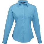 Blå Premier Bluser i Poplin Størrelse XL til Damer 