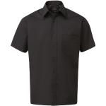 Hvide Premier Kortærmede skjorter i Poplin med korte ærmer Størrelse 3 XL til Herrer 