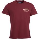 Røde Elegant Barbour T-shirts i Bomuld Størrelse XL til Herrer 