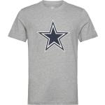 Grå Dallas Cowboys T-shirts med tryk Størrelse XL 