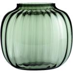 Primula Oval Vase H17,5 Home Decoration Vases Big Vases Green Holmegaard