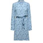 Blå Elegant Selected Skjortekjoler Størrelse XL med Blomstermønster til Damer på udsalg 