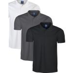 Hvide Kortærmede polo shirts i Polyester Størrelse 3 XL til Herrer på udsalg 