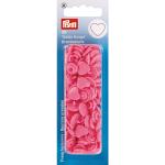 Prym Color Snaps Trykknapper Plast Hjerte Pink - 30 stk