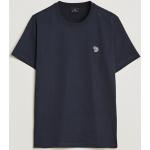 Blå Paul Smith Paul Økologiske Bæredygtige Kortærmede t-shirts i Bomuld med korte ærmer Størrelse XL med Zebra mønster til Herrer 