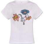 Hvide Farverige Paul Smith Paul Økologiske Bæredygtige T-shirts med rund hals i Bomuld med korte ærmer Størrelse XL med Blomstermønster til Damer 