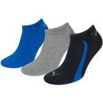 Puma 201203001 Men's Sports Socks, Pack of 3, 523 - Navy/Grey/Strong Blue