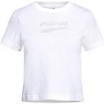Hvide Puma Kortærmede t-shirts i Jersey med rund udskæring med korte ærmer Størrelse XL til Damer 