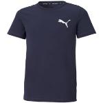 Puma T-Shirt - Active Small Logo - Blå M. Print - 12 År (152) - Puma T-Shirt