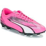 Pinke Puma Ultra Fodboldstøvler Hælhøjde op til 3 cm Størrelse 36 til Børn på udsalg 
