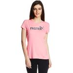 Pinke Puma Sommer Kortærmede t-shirts i Mesh med korte ærmer Størrelse XL til Damer 