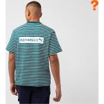 Puma Green T-shirts i Bomuld Størrelse XL med Striber til Herrer 