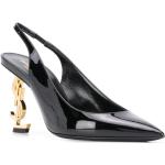 Elegant Sommer Sandaler med hæl i Læder med spidse skosnuder Størrelse 40 til Damer 