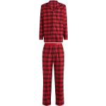 Røde Calvin Klein Pyjamas i Flonel Størrelse XL til Herrer på udsalg 