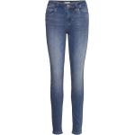 Lyseblå PULZ Skinny jeans Størrelse XL til Damer på udsalg 