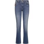 Blå PULZ Straight leg jeans Størrelse XL 