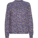 Pznorma Ls Blouse Tops Blouses Long-sleeved Navy Pulz Jeans