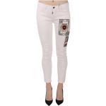 Hvide Dolce & Gabbana Skinny jeans i Bomuld Størrelse XL til Damer på udsalg 