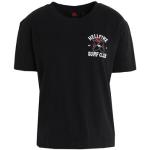 Sorte Stranger Things Økologiske Bæredygtige Kortærmede t-shirts i Jersey med rund udskæring med korte ærmer Størrelse XL til Damer 