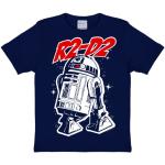 Star Wars R2D2 Logoshirt T-shirts med rund hals i Bomuld med korte ærmer Størrelse XL til Herrer 