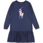 Midnatsblå Ralph Lauren Lauren Langærmede kjoler i Jersey til Piger fra Yoox.com 