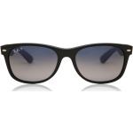 Sorte Ray Ban New Wayfarer Wayfarer solbriller i Acetat Størrelse XL til Herrer på udsalg 