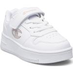 Hvide Champion Plateau sneakers med Glitter 