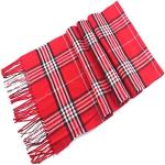 Røde Sjaler i Kiper med Frynser Størrelse XL med Paisley til Damer 