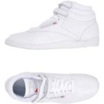 Hvide Reebok Sneakers med velcro i Læder Med snøre med runde skosnuder Størrelse 35.5 til Damer 