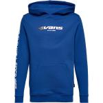 Reflective Checkerboard Flame Po Sport Sweatshirts & Hoodies Hoodies Blue VANS