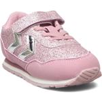 Reflex Glitter Infant Sport Pre-walkers - Beginner Shoes Pink Hummel
