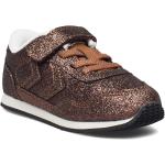 Reflex Glitter Infant Sport Sneakers Low-top Sneakers Brown Hummel