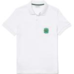 Hvide Lacoste Polo shirts i Bomuld Størrelse XL til Herrer på udsalg 